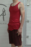 BORIS BIDJAN SABERI Plant-dyed drawstring shorts P21 F1506F-W